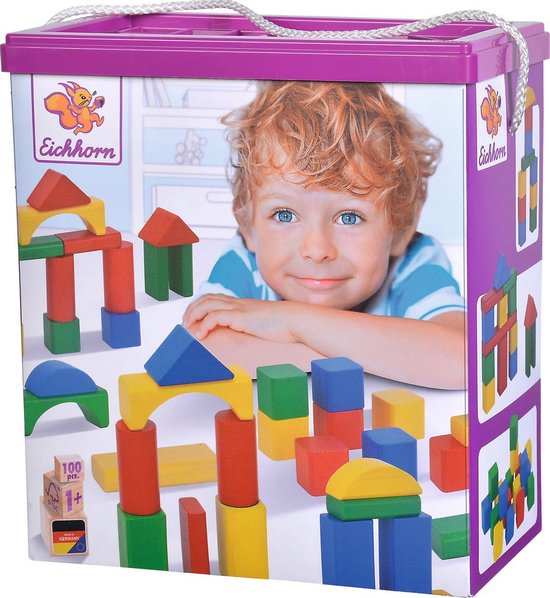 Eichhorn - Houten Blokken 100-delig - vanaf 1 jaar van EICHHORN