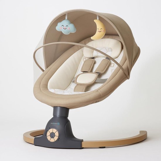 Elektrische Baby Schommel - Baby Relax Stoel - Baby Kalmeren - Met Bewegingssensor - 60 x 66 x 110 cm