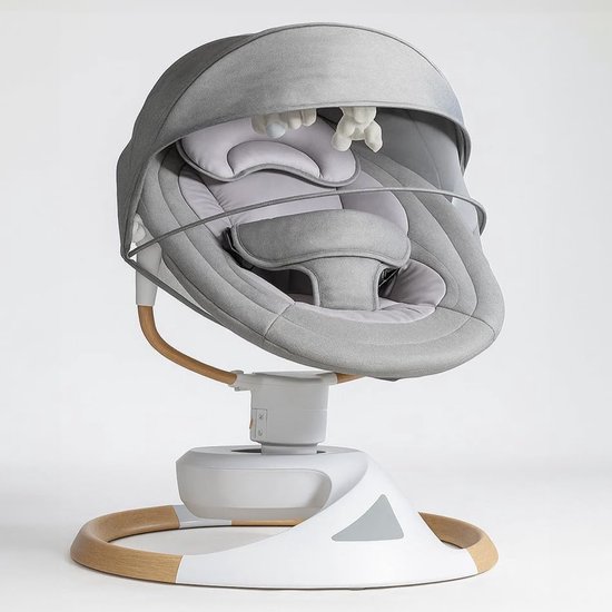 Elektrische baby schommel - Baby wipstoel - Baby ontspannen - 360 graden stoel - 66 x 66 x 75 cm