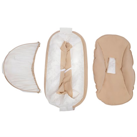 Elektrische Baby Wieg Schommel – Automatisch – 5 Snelheden – Baby Swing / Cradle Rocker – Voor 0-18 Maanden – Khaki