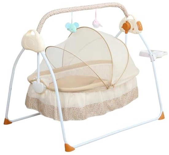 Elektrische Babywieg met Muziek en Automatische Schommel