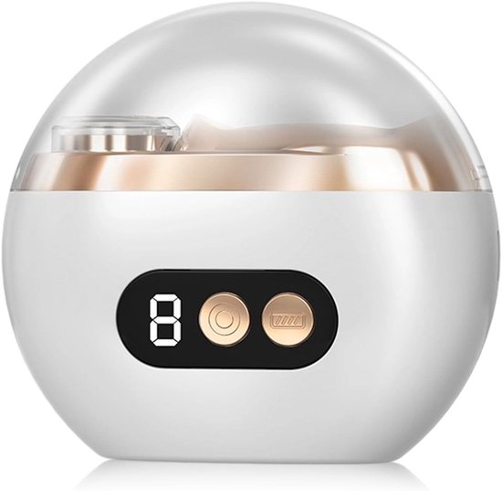 Elektrische Nagelknipper 2-in-1 - Automatische Nagelknipser met Polijstfunctie - Voor het Gezin - Wit en Veilig Ontwerp van Simplisafe