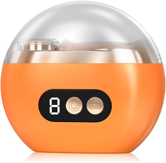 Elektrische Nagelknipper 2-in-1 - Oranje Automatische Nagelknipser - Met Polijstfunctie voor het Gezin - Voor Kinderen en Senioren van Merkloos