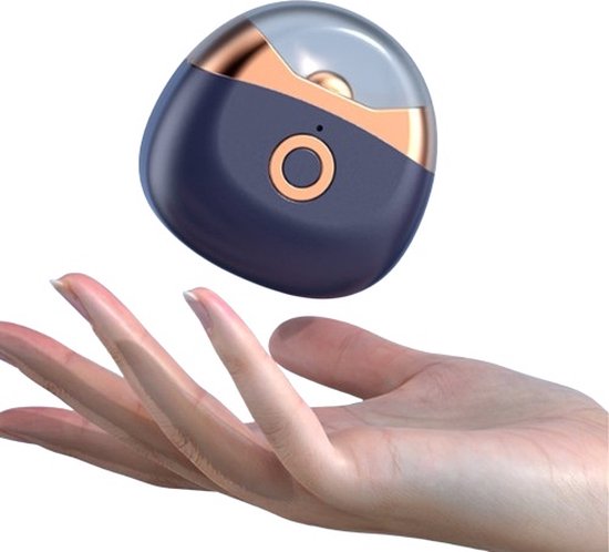 Elektrische Nagelknipper -Blauw-Origineel wit met Led licht- Trimmen en Vijlen in één -3D precieze opening Nageltrimmer - Nagelvijl - Electric Anti-splash Nail Clippers -Voor alle leeftijden-Blauw van Merkloos