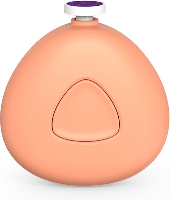 Elektrische Nagelvijl - Bruin - Baby Nagelverzorging - Ook Voor Volwassenen - Veilig en Zacht voor Baby's - Inclusief 6 Diverse Vijl koppen incl. Polijstkop - Waterbestendig - Manicureset Baby - Baby Cadeau van Koopin.