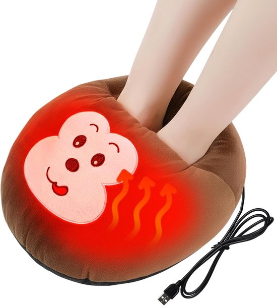 Elektrische Voetenwarmer met Zachte Verwarming - Ideaal voor Thuis en Kantoor, Perfect Cadeau voor Kinderen en Gezinnen