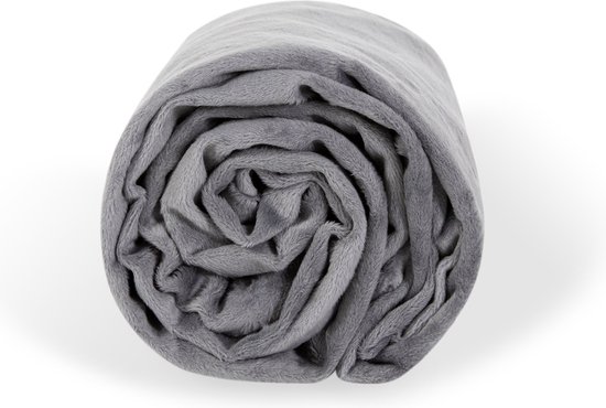 Ella® zwangerschapskussen Hoes - Overtrek voor de J vorm, Minky Fleece 155cm van Ella®
