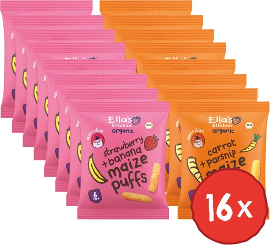 Ella's kitchen Maize Puffs Pakket van Ella's Kitchen