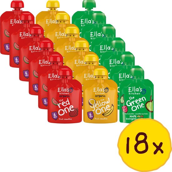 Ella's Kitchen Smoothies 18 stuks Pakket van Ella®