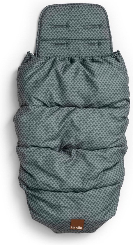 Elodie 2-in-1 voetenzak en inlegkussen - Voetenzak buggy - Voetenzak kinderwagen - Turquoise Nouveau van Elodie