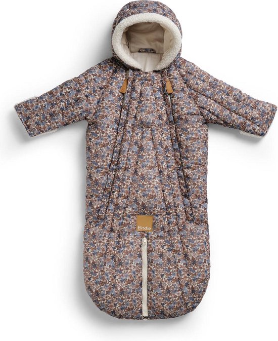 Elodie Baby Overall - Baby Voetenzak - Voetenzak autostoel- Voetenzak Autostoel 0+ - Blue Garden - 0-6 maanden van Elodie