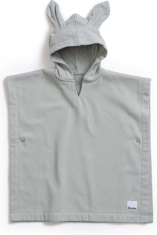 Elodie Bad Poncho Kinderen - Badponcho - Badcape - Poncho kind - 1-3 jaar - Mineral Green van Elodie