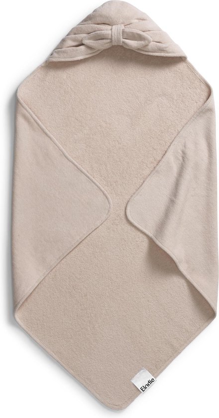 Elodie Badcape - Badcape Baby - Badcape - Badcape met capuchon - Kraamcadeau - Powder Pink Bow van Elodie
