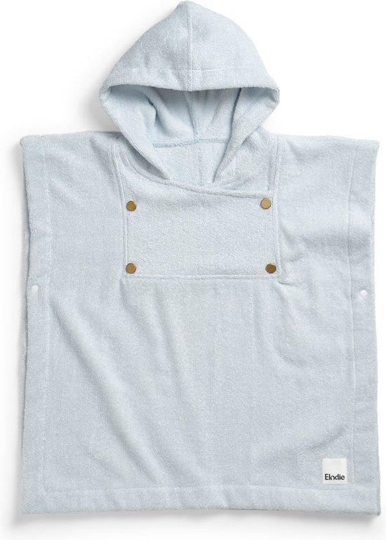 Elodie Badponcho Kinderen - Badponcho - Badcape - Poncho kind - 1-3 jaar - Bermuda Blue van Elodie