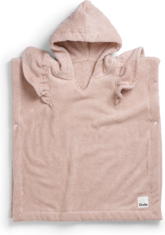 Elodie Badponcho Kinderen - Badponcho - Badcape - Poncho Kind - 1-3 jaar - Shell Powder Pink van Elodie
