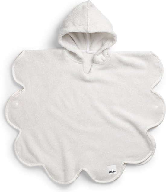 Elodie Badponcho Kinderen - Badponcho - Badcape - Poncho kind - 1-3 jaar - Shell Vanilla White