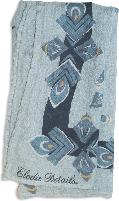 Elodie Bamboe Hydrofiele doek - Hydrofiele doeken - Tetradoeken - 80x 80 cm - Everest Feathers van Elodie