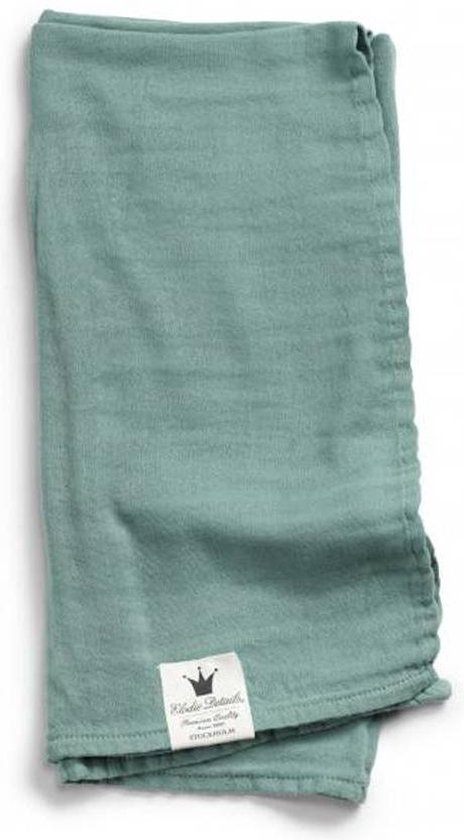 Elodie Bamboe Hydrofiele doek - Hydrofiele doeken - Tetradoeken - Mineral Green van Elodie