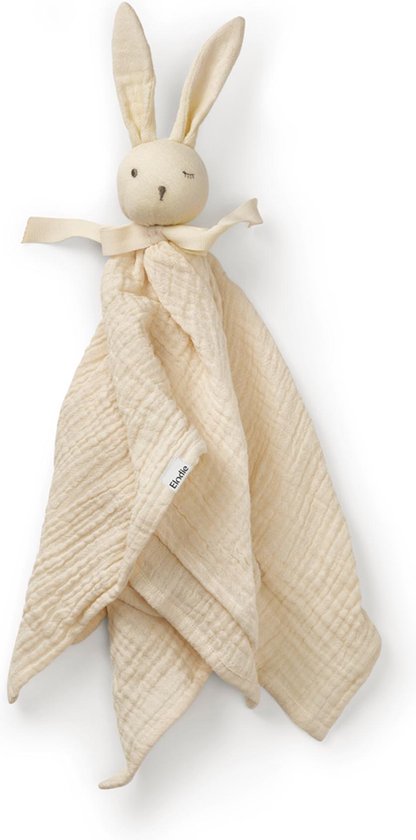 Elodie Blinkie -Hydrofiele Knuffel - Knuffel - Knuffeldoekje - Kraamcadeau - Knuffel Otis ( Off White) van Elodie