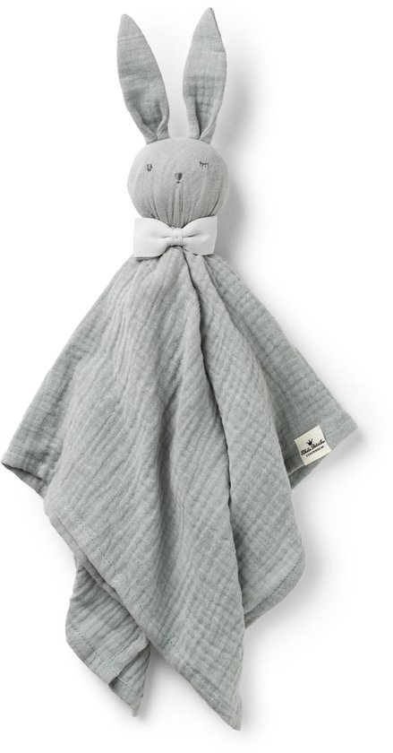 Elodie Blinkie -Hydrofiele Knuffel - Knuffel konijn - Knuffeldoekje - Kraamcadeau - Bo (Mineral Green) van Merkloos