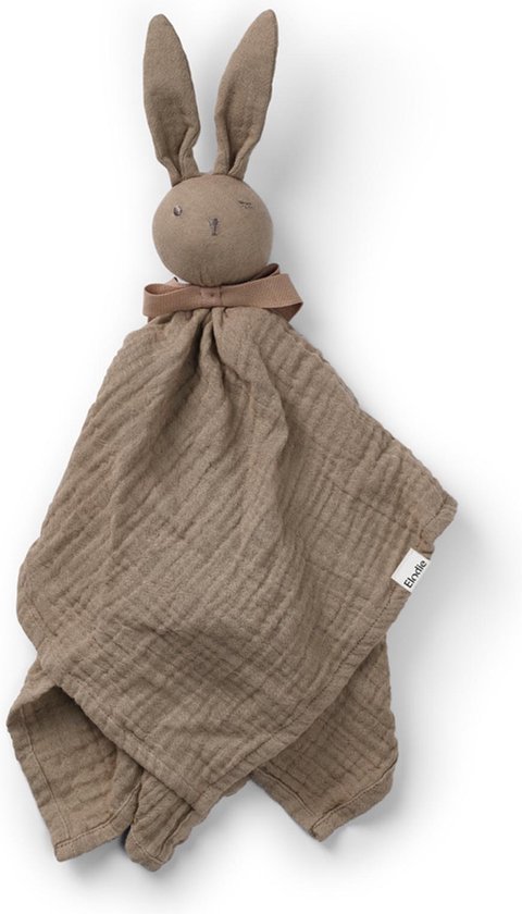 Elodie Blinkie -Hydrofiele Knuffel - Knuffel konijn - Knuffeldoekje - Kraamcadeau - Knuffel Tom ( Kaki Beige) van Merkloos