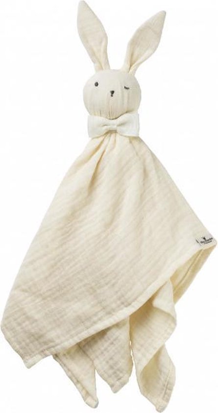 Elodie Blinkie knuffels - Knuffels - Knuffel konijn - Knuffeldoekje -Hydrofiele Knuffel - Kraam cadeau - Knuffel Bonnie - White van Elodie