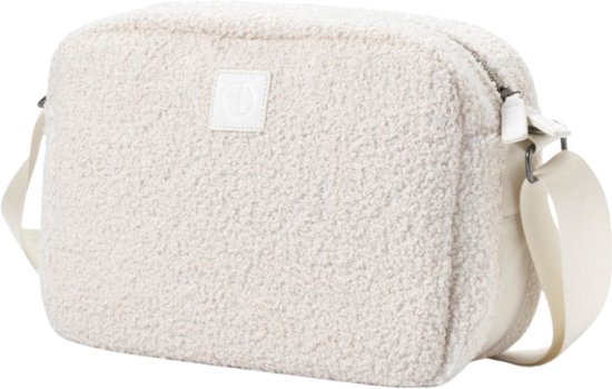 Elodie Crossbody Bag - Luiertas - White Bouclé van Elodie
