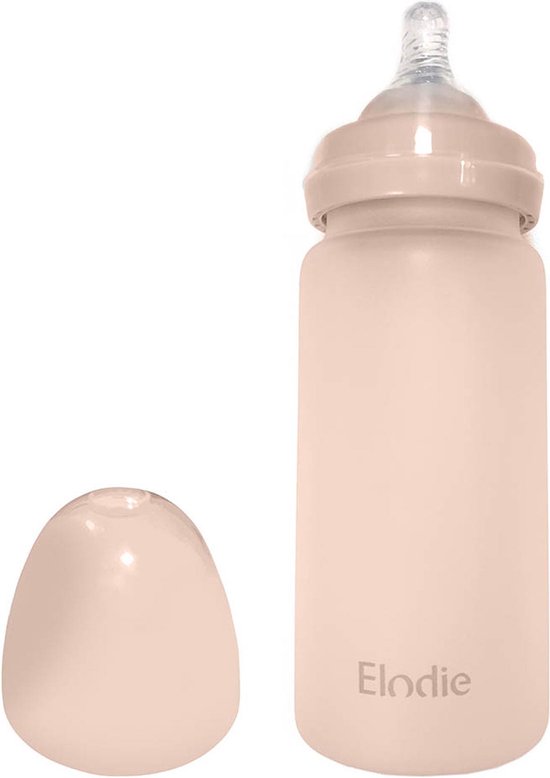 Elodie glazen babyfles - Baby flessen - Baby fles - Glazen flesjes - Babyfles - 270 ml - Blushing Pink van Elodie