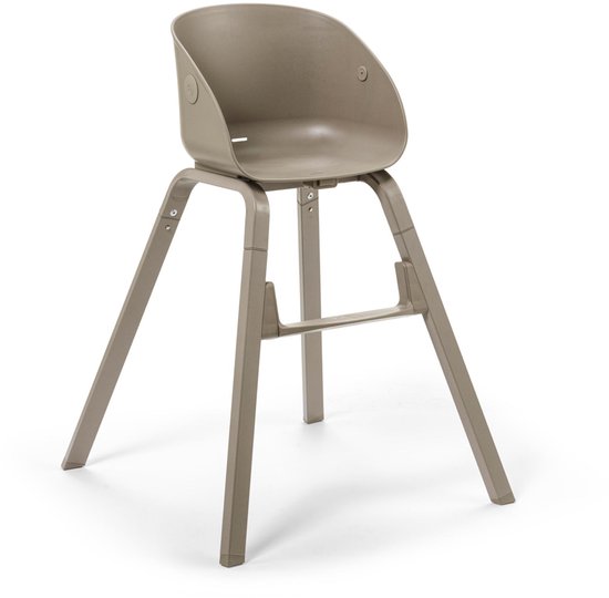 Elodie GRACE hoge eetstoel - Kinderstoel - Meegroeistoel - Tender Taupe van Merkloos
