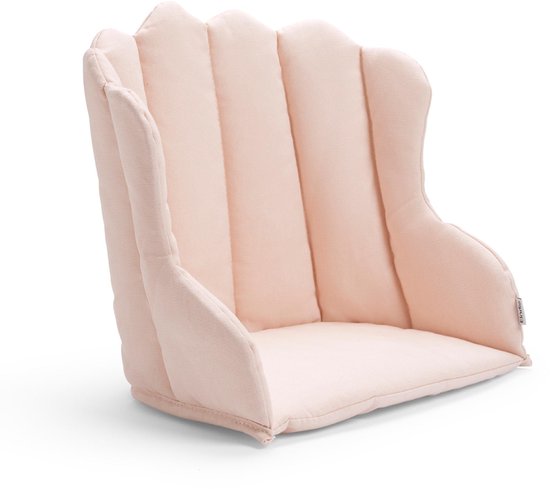 Elodie GRACE kinderstoel kussen - Eetstoel kussen - Kinderstoel bekleding - Kinderstoel - Omkeerbaar zitkussen eetstoel - Powder Pink van Merkloos