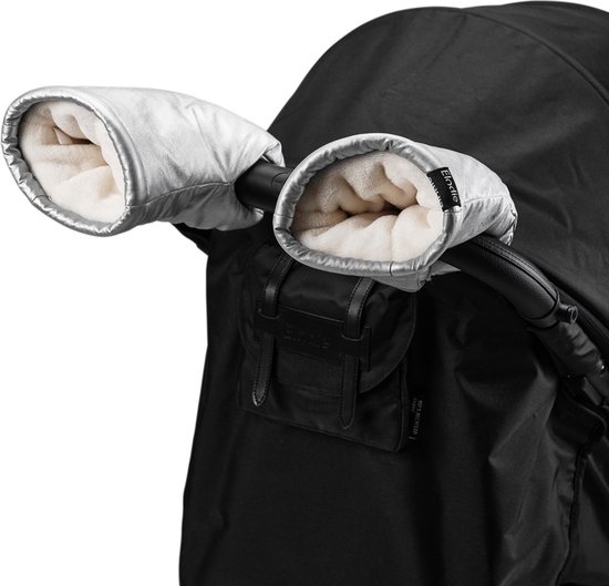 Elodie Kinderwagen Handschoenen - Handwarmers kinderwagen - Hand warmers buggy - Silver Sheen van Elodie