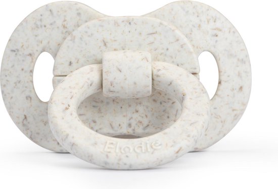 Elodie Mini Bamboe Fopspeen - Fopspeen - Fopspeen 0-6 md  - Latex/Rubber - Vanilla White van Elodie