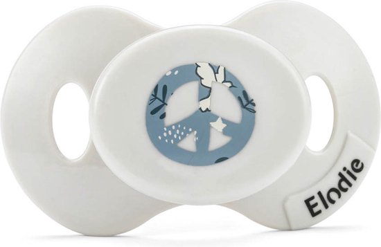 Elodie Mini Fopspeen - Fopspeen - Fopspeen 0-6m - Orthodontische speen - Small People For Peace van Elodie