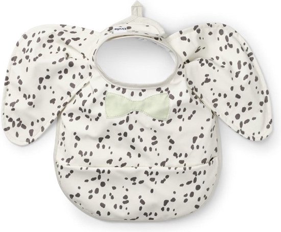 Elodie Slabbetje met opvangbakje - Slabbetjes - Slabbertjes Baby - Slab - Dalmatian Dots van Elodie