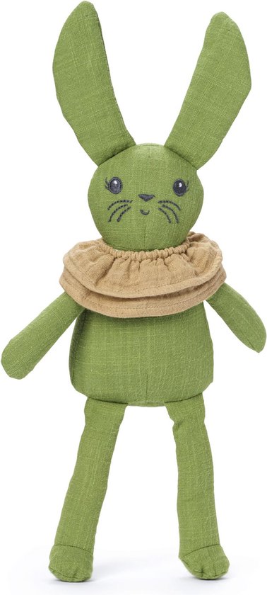 Elodie Snuggle - Knuffel - Knuffels -Knuffel Konijn - Kraam cadeau - Popping Green Pauline van Elodie