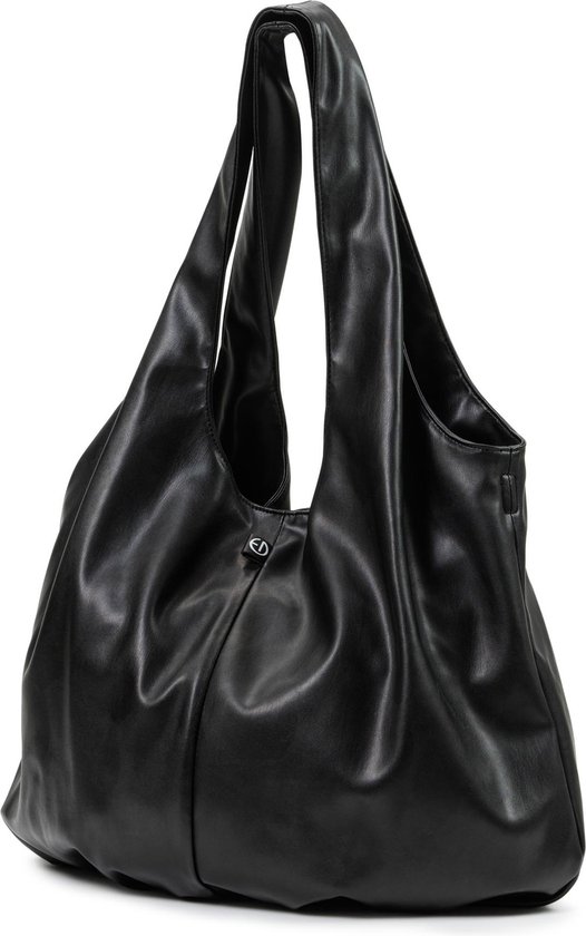 Elodie Soft Draped Tote luiertas - Luiertas verzorgingstas - Luiertassen -Black van Elodie