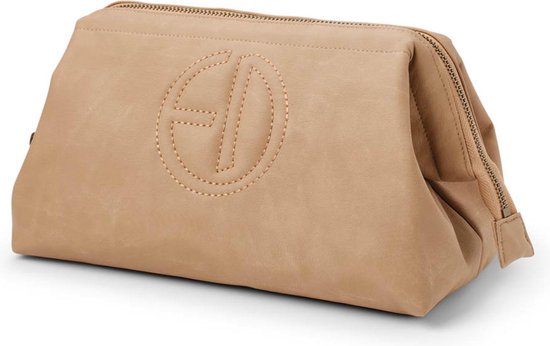 Elodie Toilettasje Zip&Go -Luieretui - Toilettas baby - Kraammand - Kraamcadeau - Babyshower cadeau - Aviator Brown van Elodie