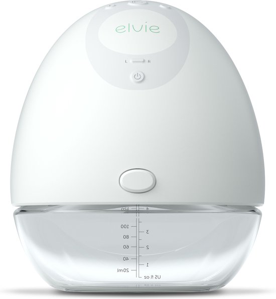 Elvie Pump  Enkele Elektrische Borstkolf - Draagbaar - Hands-free - Geluidsloos - Incl. 2 flessen van Elvie