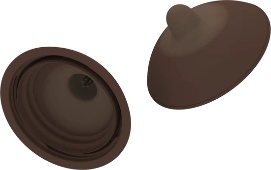 Emulait Flesspeen (2 stuks) - Kleur: Rich - Maat: 3 - borstvormig - vervangende flesspeen - bpa-vrij