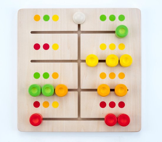 Engelhart Schuifpuzzel Telraam Junior 30 Cm Hout van Engel