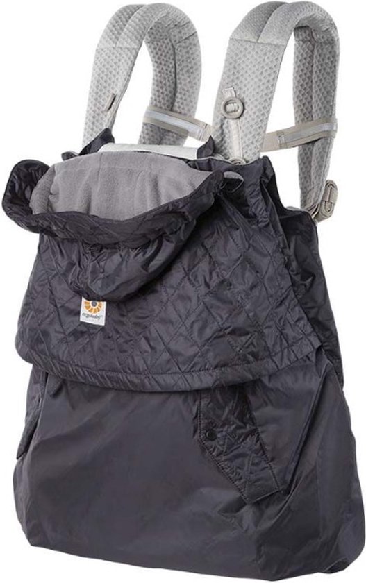 Ergobaby Allweather Winter Draagcover - grijs - winter accessoire voor draagzak van Merkloos