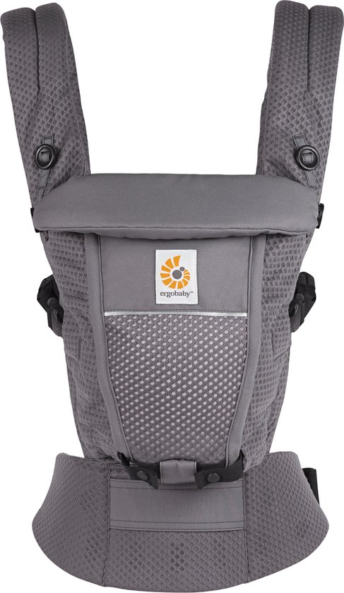 Ergobaby Babydraagzak Adapt SoftFlex™ Mesh - Graphite Grey van Ergobaby