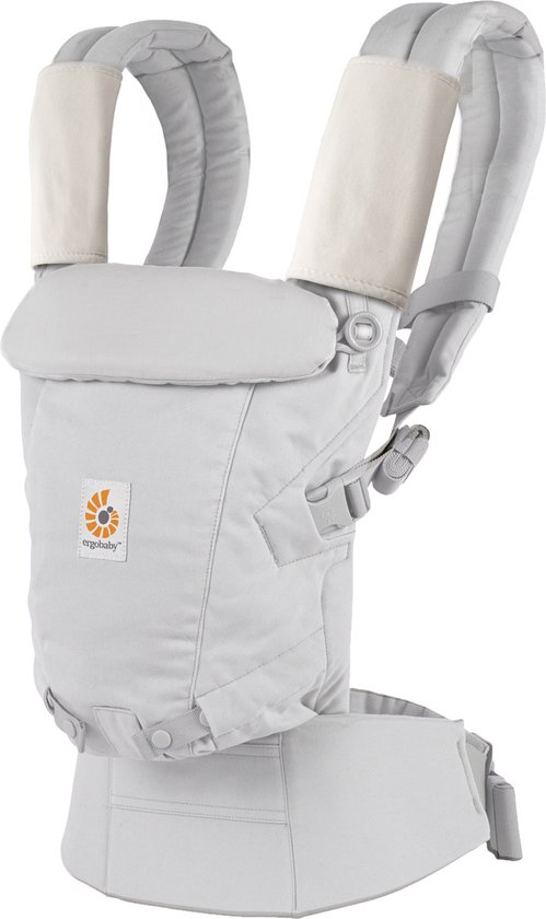 Ergobaby Babydraagzak Adapt SoftTouch™ Cotton - Pearl Grey van Ergobaby