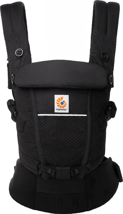 Ergobaby Draagzak Adapt - Soft Flex Mesh - Onyx Black van Ergobaby
