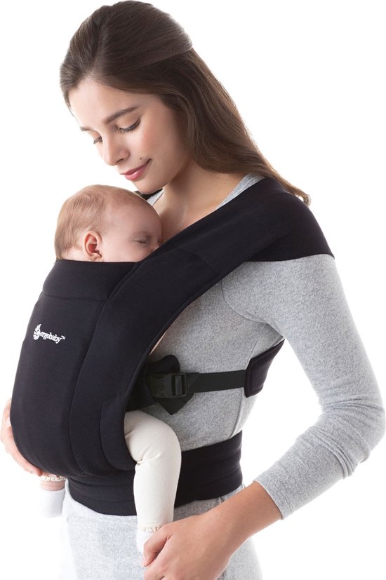 Ergobaby Embrace Draagzak Baby - Pure Black van Ergobaby