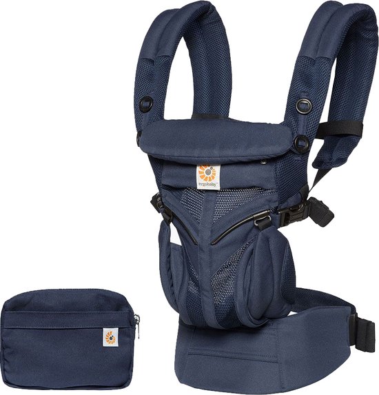 Ergobaby Omni 360 Cool Air Mesh Draagzak Baby - Midnight Blue van Merkloos