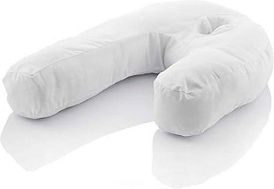 Ergonomisch U-Slupill zijdelings slaapkussen - verbetert slaapkwaliteit met klemfunctie - ideaal voor thuis en op reis van Ergon