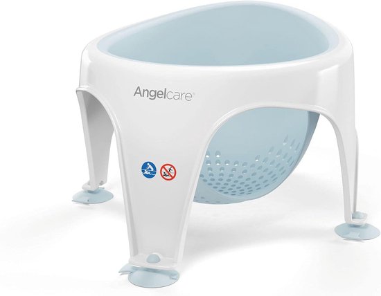 Ergonomische Badring voor Grote Badkuip of Douche - Lichtblauw en Zacht van Pelican.