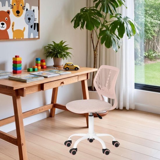 Ergonomische Kinderstoel voor Bureau - Hoogte Verstelbaar, Kleurrijk en Comfortabel voor Kinderen van 3-10 jaar