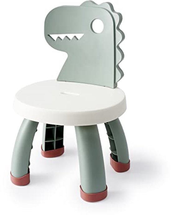 Ergonomische Kinderstoel voor Peuters - Kinderdino Design, Licht en Duurzaam, Antislip Opstapkruk voor Binnen en Buiten, Geschikt voor Jongens en Meisjes vanaf 2 jaar van Merkloos